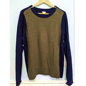 J Crew soft colourblock sweater, size XL